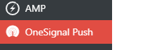 OneSignal plugin settings in WordPress dashboard