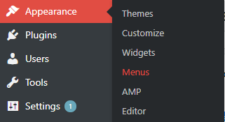 Add navigation menu to your WordPress site