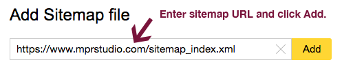 Add XML Sitemap to Yandex Webmaster