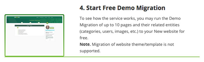 Free demo migration CMS2CMS