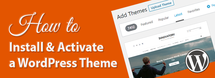 How to Install & Activate a WordPress Theme