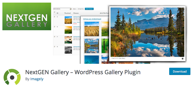 nextGEN Gallery WordPress plugin