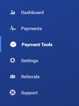 Payment tools in bitpay sidebar