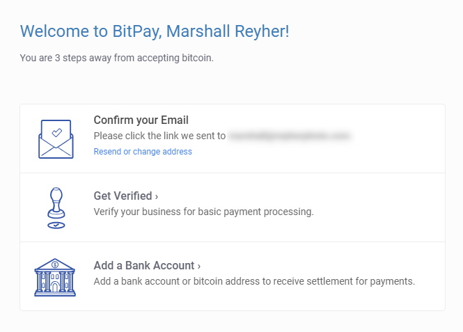 Welcome to Bitpay